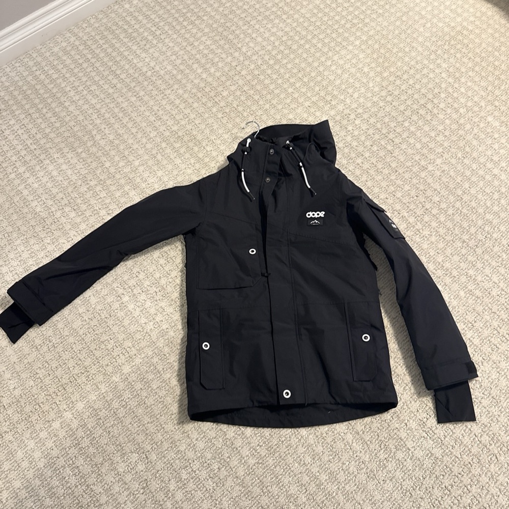 DOPE Black Ski & Snow Jacket